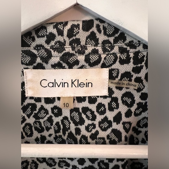 Calvin Klein Leopard Print Jacket - Picture 5 of 5